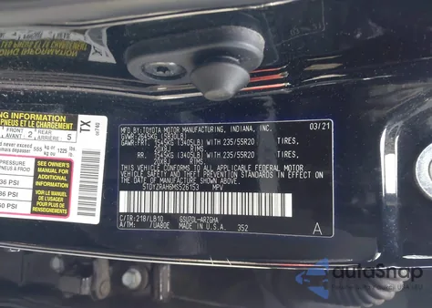 2021 Toyota Highlander Limited from USA, damaged, VIN 5TDYZRAH6MS526153